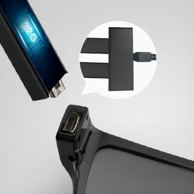 G2S-32G 1080P versteckte Videosonnenbrille mit dem zwei Knopf-Fernprüfer