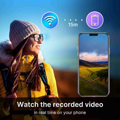 Internet WIFIS Live Streaming Wearable Smart Glasses globale Verbindung P2P
