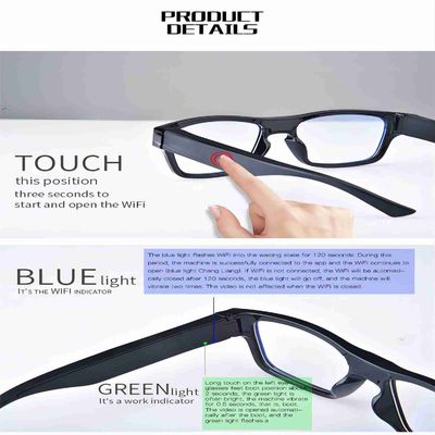 Internet WIFIS Live Streaming Wearable Smart Glasses globale Verbindung P2P