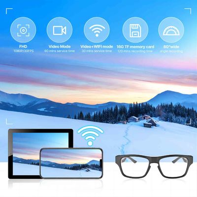 Internet WIFIS Live Streaming Wearable Smart Glasses globale Verbindung P2P