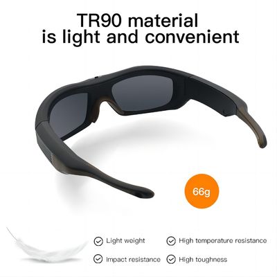 Volle Videosonnenbrille HD 1080P Bluetooth mit polarisierter UVschutz-Sicherheits-Linse