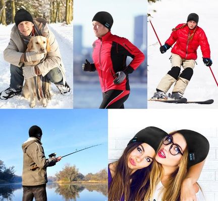 Bluetooth-Beanie für Mann-Bluetooth-Hut, die Geschenke der Männer, Frauen-Beanie Hat Black Headphones Unique-Weihnachtstechnologie-Geschenke