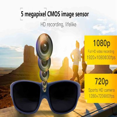 14cm x 5cm x 4cm polarisiertes Aktion Videoeyewear-Kunststoffglas