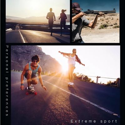 Videokamera-Sonnenbrille der Aktions-2K30FPS für das Skateboard fahren von Snowboarding-Jagd