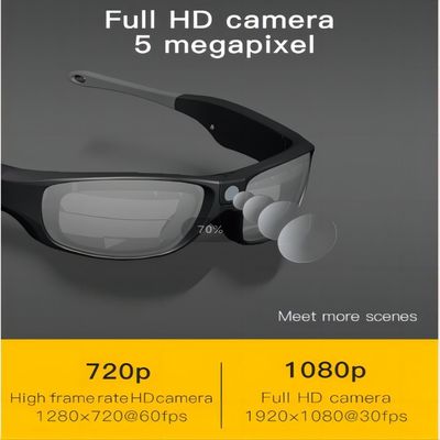 Videosonnenbrille des wasserdichten Sport-IPX55 für das Radfahren, Bergsteigen, Reiten, laufend