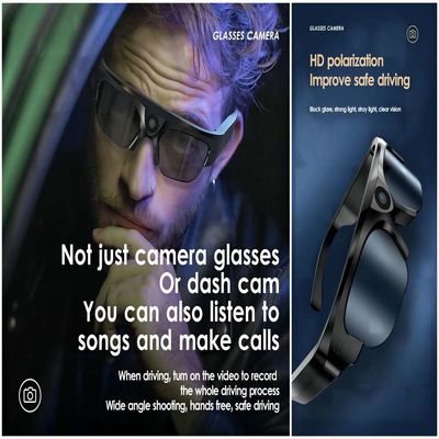 Videokamera-Sonnenbrille-drahtlose Bluetooth-Sonnenbrille-Musik-hörendes Video