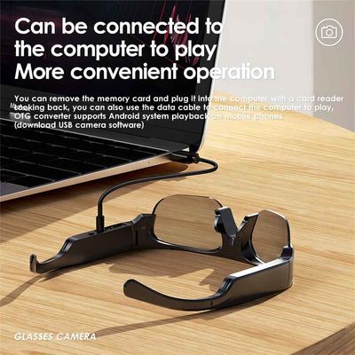 Volle drahtlose Bluetooth Sonnenbrille-Kamera HD 1080P mit Foto, Video, Audio