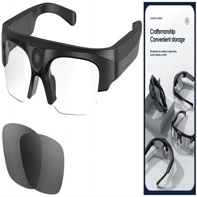 Volle drahtlose Bluetooth Sonnenbrille-Kamera HD 1080P mit Foto, Video, Audio