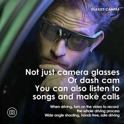 Tragbare Bluetooth-Sonnenbrille mit Nehmen-Foto-Video-Telefon-Antworten