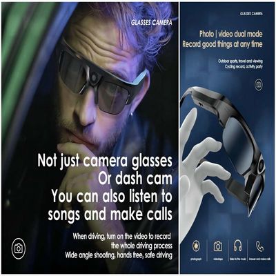 Tragbare Bluetooth-Sonnenbrille mit Nehmen-Foto-Video-Telefon-Antworten
