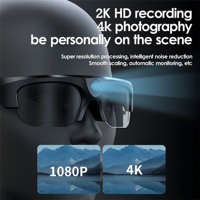 Laufende radfahrende Schleifen-Aufnahme-Bluetooth-Videosonnenbrille mit offener Ohr-Musik