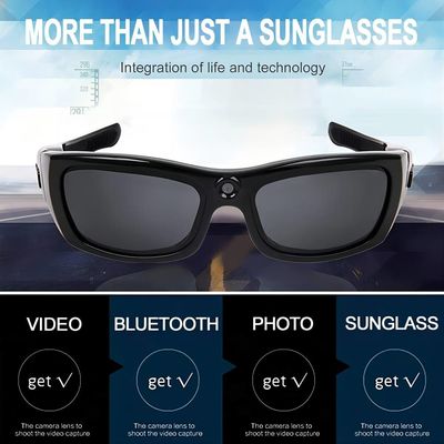 Videosonnenbrille-Aufnahme 720p Bluetooth für Trekkings-gehenden Golf-Sport im Freien