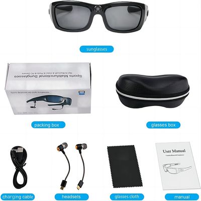 Sonnenbrille-Kamera des Hinterlaufende Marathon-G4F 1080P Bluetooth mit Musik, Telefon Nennen