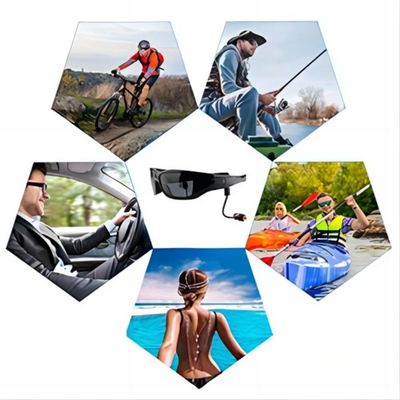 Sonnenbrille-Kamera des Hinterlaufende Marathon-G4F 1080P Bluetooth mit Musik, Telefon Nennen