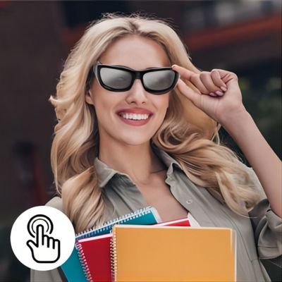 Videosonnenbrille 1080P Bluetooth mit UVschutz-Sicherheits-Linsen-Musik-Foto-Aufnahme