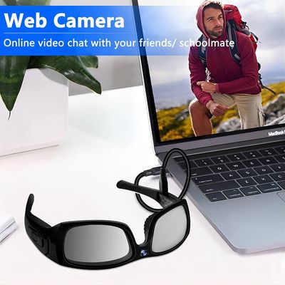 Kletternde Kamera-Sonnenbrille des Snowboarding-1080P Bluetooth schließt an Telefon-Tablet an