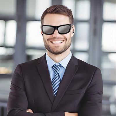 Videosonnenbrille 1080P HD Bluetooth für Sport-das im Freien Foto, das, notierend, Musik nimmt