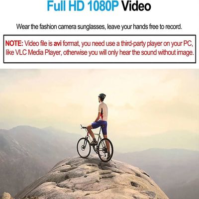 Bluetooth-Sonnenbrille der Videokamera-720P mit Antwort-Anruf-Musik genießt