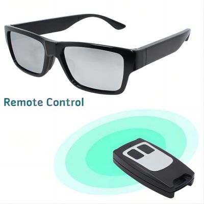 Voller Spions-Videosonnenbrille HD 1080P mit 80 Grad-Biegungs-Linsen-Beweismittelsicherung