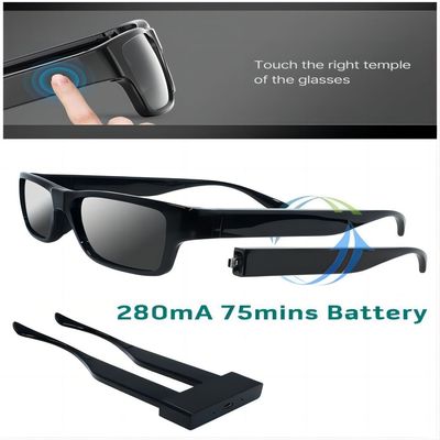 Fernkontrolleur Spy Video Sunglasses mit Nehmen-Bild-Video
