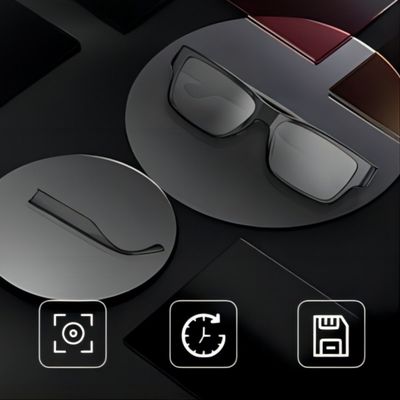 Überwachungskamera-Spions-Videosonnenbrille 1080p HD für Karte der Sicherheits-64G TF