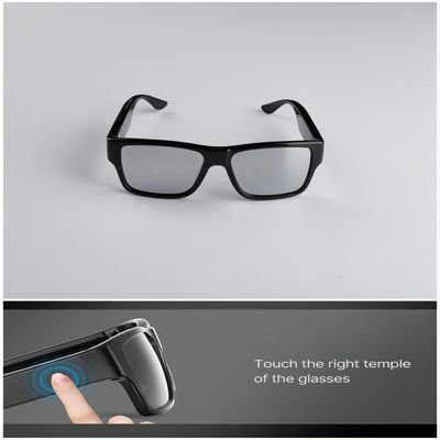 Versteckte Recorder-Polycarbonats-Linse der Spions-Plastikvideosonnenbrille-MP4