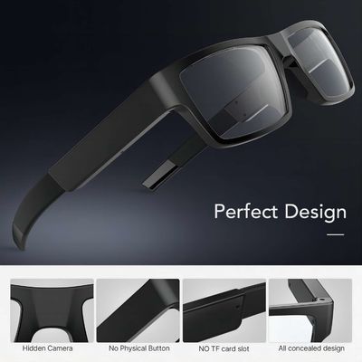 G2-16G versteckter Kamera-Sonnenbrille-Videogläser voller Rahmen Flugleitanlage 1080P TR90