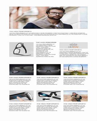 VOLLE versteckte Kamera-Sonnenbrille HD G2-32G eine Finger-Steuerung für Beweismittelsicherung