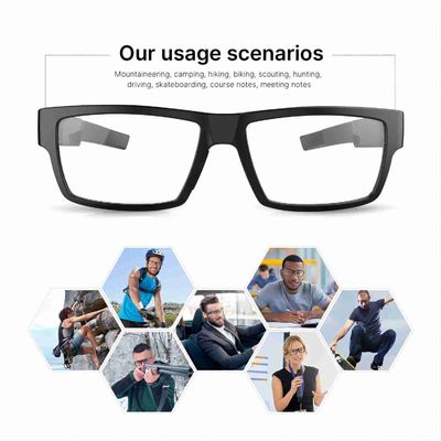 knöpft HD versteckte Sonnenbrille der Kamera-1080P NICHT keine Loch-Note zur Aufnahme in 3-5 Sekunden