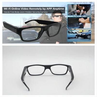 Sicherheits-Spions-Aktions-WiFi Live Streaming Glasses Real-Time Monitoring APP-Verbindung
