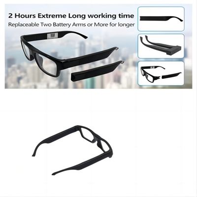 WiFi-Smart Camera-Sonnenbrille-Überwachungskamera im Freien 1080P HD 80°Angle für Überwachung
