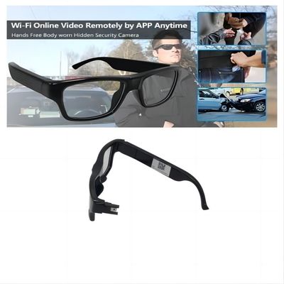 WiFi-Smart Camera-Sonnenbrille-Überwachungskamera im Freien 1080P HD 80°Angle für Überwachung