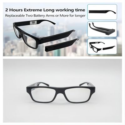 Tragbare Sicherheits-WiFi-Kamera-Sonnenbrille 1080P für Sitzung, Sicherheit Activties