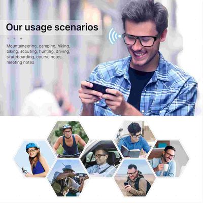Volle tragbare Smart Glas-WiFi-Videogläser 1080P für Trekkings-Sport im Freien