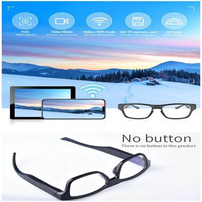 Kamera-Hände Mini Security Camera Glasses Wirelesss im Freien frei zur Aufnahme 1080P