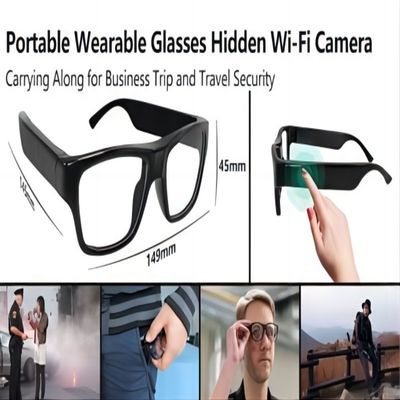 Tragbarer tragbarer Kamera-Recorder WIFI-Videoglas-FHD 1080P 30FPS Vlog