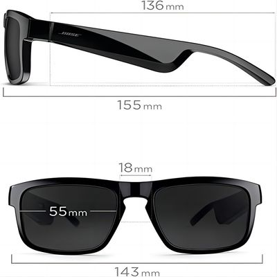 Sport-drahtlose Bluetooth-Audiosonnenbrille mit offenen Ohr-Kopfhörern
