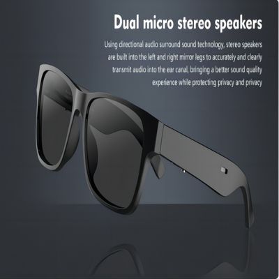 Drahtlose Musik-Bluetooth-Videosonnenbrille blaues AntiRay Lenses Connect With Phone