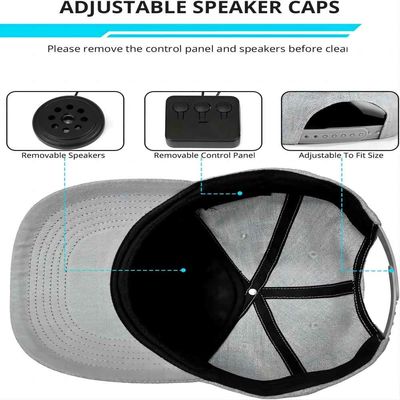 Hut mit Sprechertelefonkappe Bluetooth-Sprecher justierbaren bluetooth Hutes drahtloser intelligenter für Sport im Freien