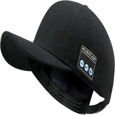 Musikhut mit Doppel-bluetooth Sprecher waschbarem drahtlosem bluetooth Sprecher als bestem Geschenk für Familie, Hip-Hop
