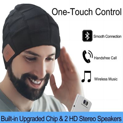 Bluetooth-Beaniehut 5,0 Radioapparat-Bluetooth-Technologie freihändige Musik, die für Wintersport spielt