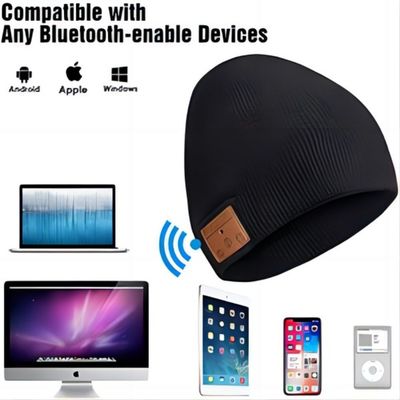 Drahtloser Hut des Beanie B5 mit dem bluetooth, freihändigen Telefonanrufen u. Musik, die mit Wärme für Männer, Frauen-Wintersport spielen