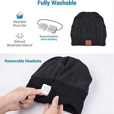 Drahtlose Sprecher Sprecher-Telefon-Anruf-Bluetooths Beanie Hat With HD, Geschenke