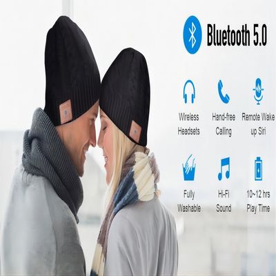 Drahtlose Sprecher Sprecher-Telefon-Anruf-Bluetooths Beanie Hat With HD, Geschenke