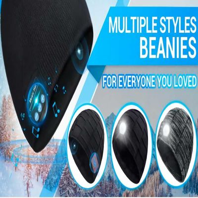 Multifunktions-Bluetooth-Beaniehutkamera B5 freihändige Telefonanrufe/Musik/Wärme/Aufnahme für die Winterjagd, laufend