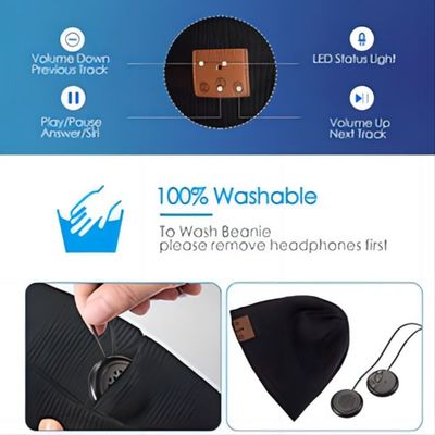 justierbare Beanie Bluetooth Hat Easy To-Paare der Musik-3in1 mit Smartphone