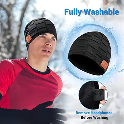 Genießen Sie Musik halten warmes Bluetooth Beanie Hat For Driving Climbing Skinng