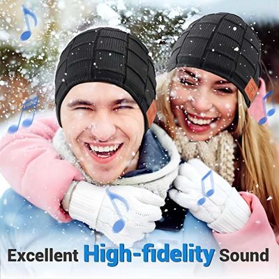 Genießen Sie Musik halten warmes Bluetooth Beanie Hat For Driving Climbing Skinng