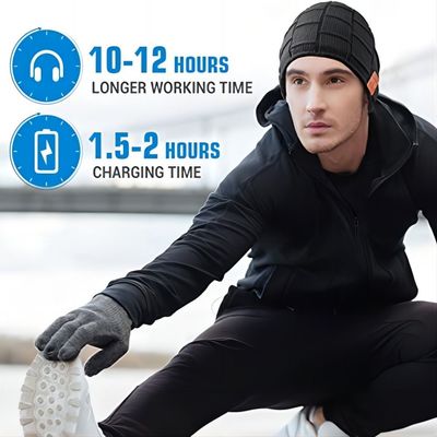 Genießen Sie Musik halten warmes Bluetooth Beanie Hat For Driving Climbing Skinng