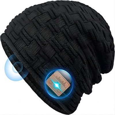 SPRECHER-Musik-Genießen B5 Bluetooth 5,0 Beanie Hat With Wireless Headphone Doppel